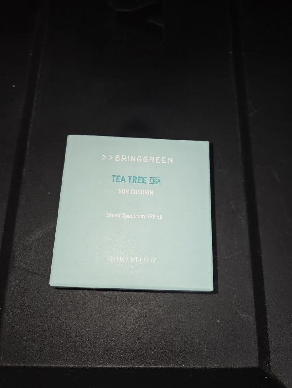 Tea Tree Cica Sun Cushion SPF 50 - Mint Green